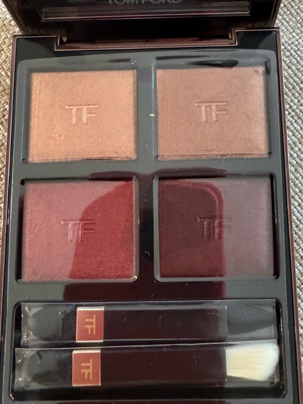 Tom Ford Eyeshadow Quad — Champagne, Taupe, Rose, Burgundy